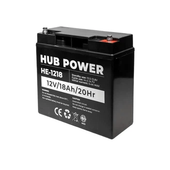 Аккумулятор Hub Power HE-1218 12В 18 Аг для ДБЖ