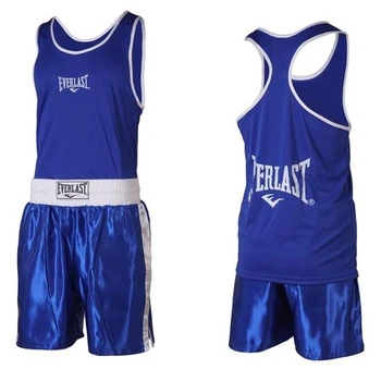 Форма боксерская детская майка и шорты красная размер S полиэстер Everlast синий EV2104S1