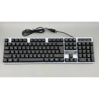 Провідна клавіатура XSTRIKE X-1080 з підсвіткою, повнорозмірна USB клавіатура на 104 клавіші для ПК та ноутбука