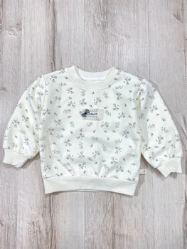 Свитшот для девочки BeiBy Bear 2692 104-110 см Молочный