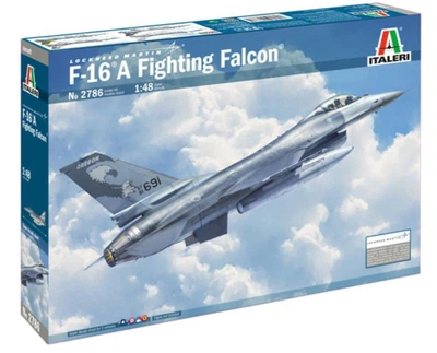 Збірна модель 1:48 реактивний літак Lockheed Martin F-16 A Fighting Falcon Italeri 2786