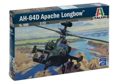 Збірна модель 1:72 вертоліт AH-64D Apache Longbow Italeri 0080