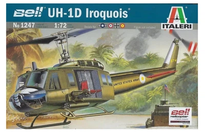 Збірна модель 1:72 гелікоптера Bell UH-1D Iroquois Italeri 1247