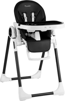 Стільчик для годування Nukido Belo зі столиком чорний (5903890611521)