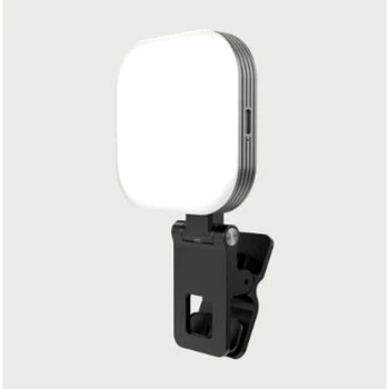 Селфи вспышка аккумуляторная F-622 с MagSafe и прищепкой для смартфонов и ноутбуков с регулировкой яркости и цветовой температуры