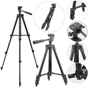 Многофункциональный штатив Tripod Stand для фото и видео съемки устойчивый с регулировкой высоты для профессионалов и любителей