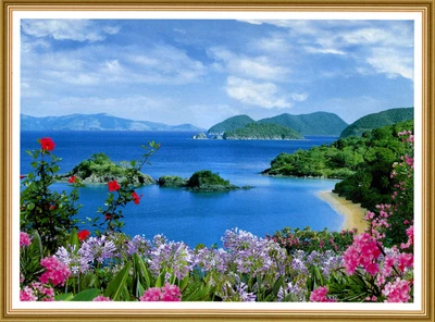 Фотошпалери глянцеві ArtDecor Мальдівські острови 134х194см
