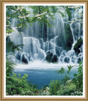 Фотошпалери глянцеві ArtDecor Водоспад Міраж 242х201см