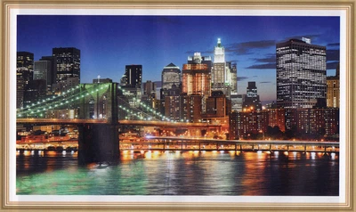 Фотообои глянцевые ArtDecor Ночной город 194х335 см