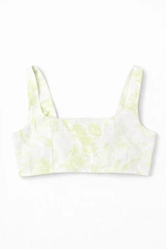 Топ Missguided TWC631426 40 біло-зелений