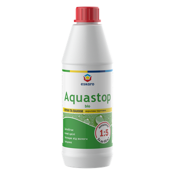Грунтовка-концентрат Eskaro Aquastop Bio 1:5 проти плісняви прозора 1 л
