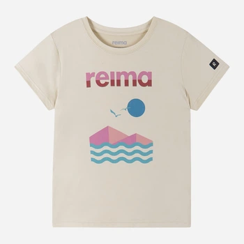 Подростковая футболка для девочки Reima Kesatee 5200390A-085A 146 см Бежевая (6438557082493)