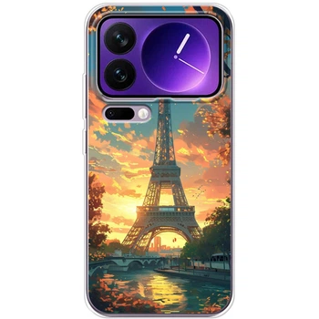 Силіконовий Чохол з Картинкою для Xiaomi 17 Pro Max Принт (Париж, Ейфелева Вежа) (69727-ysm037)