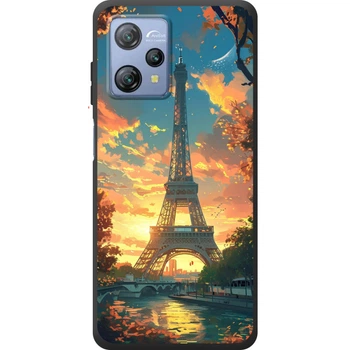 Силиконовый Чехол с Картинкой для Blackview A53 Принт (Париж, Эйфелева Башня) (69959-ysm037)