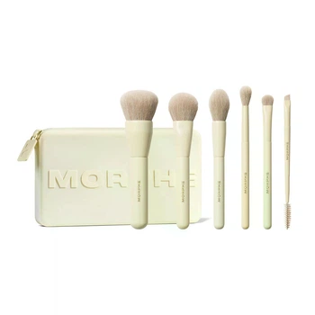 Набор кистей для путешествий MORPHE BUTTERY BLENDS из 6 предметов, желтый