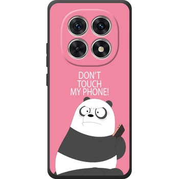Силиконовый Чехол с Картинкой для Xiaomi Poco M8 Принт (Панда, Не Трогай Мой Телефон) (70321-ysm2425)