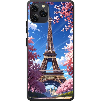Силиконовый Чехол с Картинкой для Blackview A95 Принт (Париж, Эйфелева Башня) (69817-ysm036)