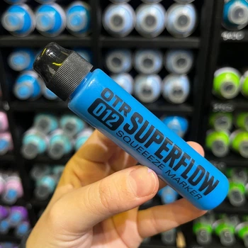 Свизер OTR012S Superflow Squeeze Marker 10 мм Cyan