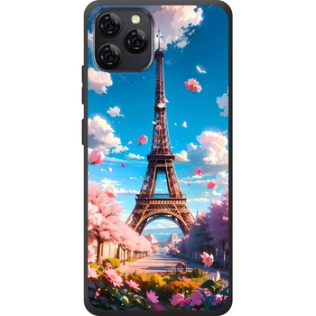 Силиконовый Чехол с Картинкой для Blackview A95 Принт (Париж, Эйфелева Башня) (69817-ysm035)