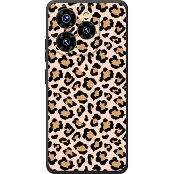Силиконовый Чехол с Картинкой для Oukitel C50 Принт (Леопардовый, leo) (70011-ysm033)