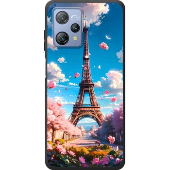 Силиконовый Чехол с Картинкой для Blackview A53 Принт (Париж, Эйфелева Башня) (69959-ysm035)
