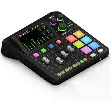 Аудиоинтерфейс Rode RØDECaster Duo интегрированная подкаст-станция USB, 2х XLR, Bluetooth, Wi-Fi, черный Б/в