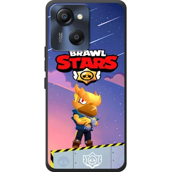 Силиконовый Чехол с Картинкой для Blackview Oscal Modern 8 Принт (Бравл Старс Ворон, Brawl Stars Crow) (70035-ysm018)