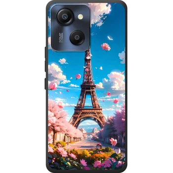 Силиконовый Чехол с Картинкой для Blackview Oscal Modern 8 Принт (Париж, Эйфелева Башня) (70035-ysm035)