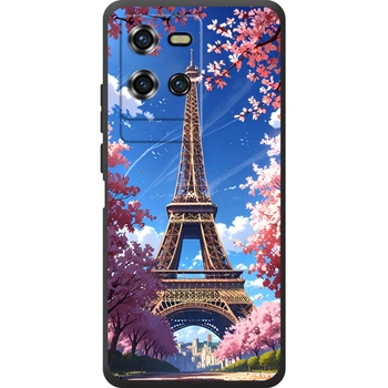 Силиконовый Чехол с Картинкой для Oukitel WP50 Принт (Париж, Эйфелева Башня) (70044-ysm036)