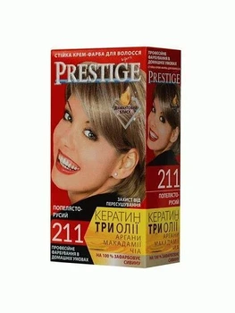 Крем-краска для волос Vip's Prestige 211 Пепельно-русый 115 мл (3800010504140)