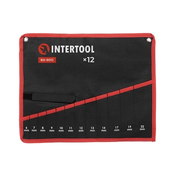 Чехол для гаечных ключей 12 карманов INTERTOOL (BX-9012)