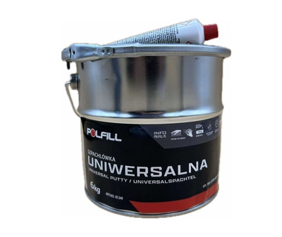 Шпаклівка універсальна Polfill 12 із затверджувачем 6кг бежева Polfill TR02259