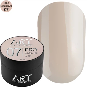 Гель для нарощування нігтів ART PRO Liquid Builder Gel №07 30 мл