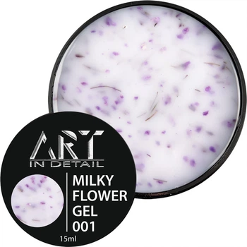Гель для нарощування нігтів ART Builder Gel Milky Flower №001 15 мл