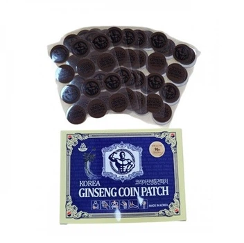Точечные пластыри с женьшенем Korea Ginseng Coin Patch 96 штук 28 мм