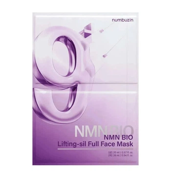 Лифтинг маска для контура лица Numbuzin No.9 NAD Bio Lifting Full Cover Facial Mask 1 шт