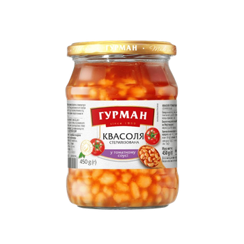 Квасоля Гурман в томатному соусі 450г