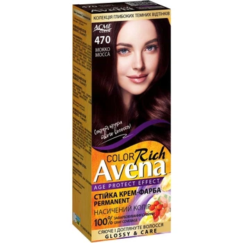 Стойкая крем-краска для волос Avena Color Rich 470 Мокко 138 мл (4823115502667)