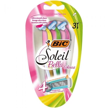 Набор бритв без сменных картриджей BIC Soleil Bella Colours 3 шт (3086123468283)