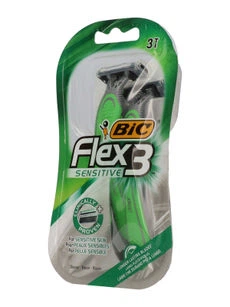 Набор бритв без сменных картриджей BIC Flex 3 Sensitive 3 шт (3086123568686)