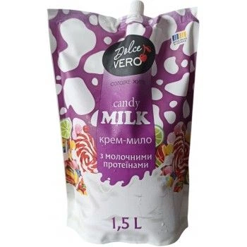 Рідке крем-мило Dolce Vero Candy Milk дой-пак 1.5 л (4820091147394)