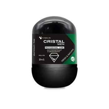 CRISTAL/Кристалл Шариковый антиперспирант — дезодорант 2 в 1 для мужчин, 50 мл(4820214193031)
