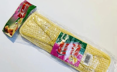Мочалка банна Rosalinda довга з ручками 38х11,5 см 1 шт (6214009910510)