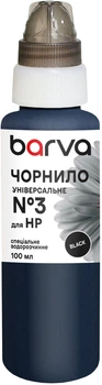 Чернила Barva для HP Universal Water Soluble №3 100 мл Black (HU3-364e)