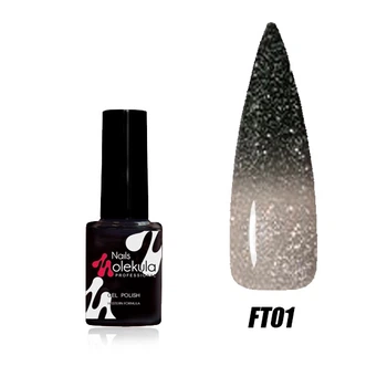 Гель-лак Gel Polish Molekula FLASH THERMO Відбиваючий світло Термо 6ml № FT01, 8435689008863