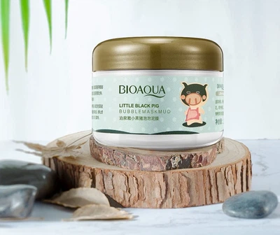 Очисна бульбашкова маска для обличчя Bioaqua Skin Care Carbonated Bubble Clay Mask (100 г)