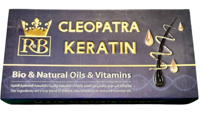 R&B. Кератин Клеопатры. Сыворотка для волос. 5 ампул по 10 мл. Cleopatra Keratin. Hair Serum