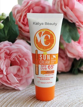 Солнцезащитный крем для лица с витамином С из SPF 65 Kaliya Beauty, 50 мл