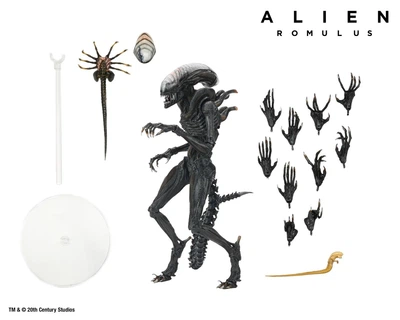 Фігурка Чужий Alien Romulus Ultimate Scorched Xenomorph Action Figure NECA