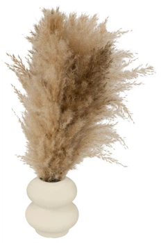 Sztuczna trawa pampasowa Atmosphera Créateur d'intérieur Glen w ceramicznym wazonie 42 cm (3560233008664)